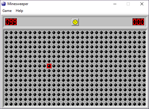 Screenshot of Impossible Minesweeper